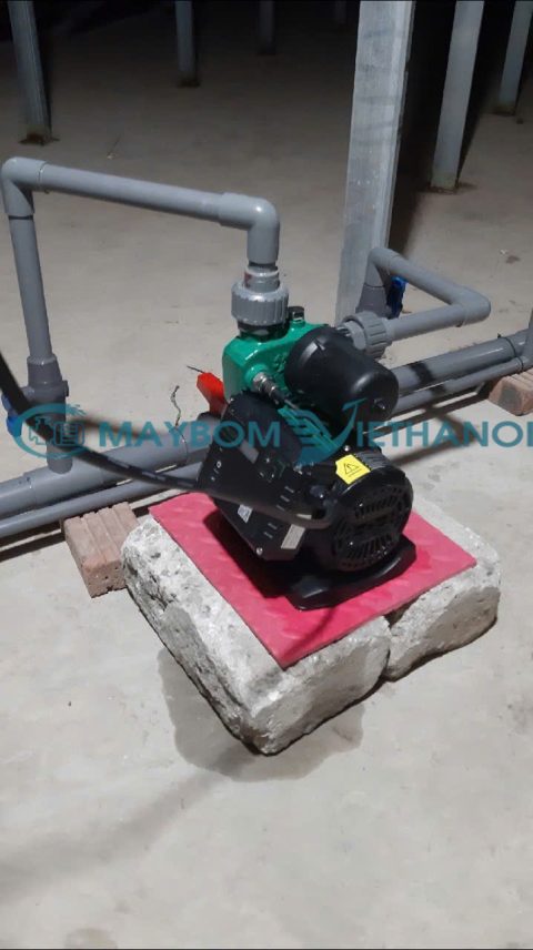 Hình ảnh lắp đặt bơm tăng áp biên staanf Prodn WZB