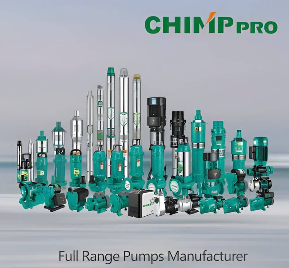 Thương hiệu máy bơm dân dụng và công nghiệp Chimppro