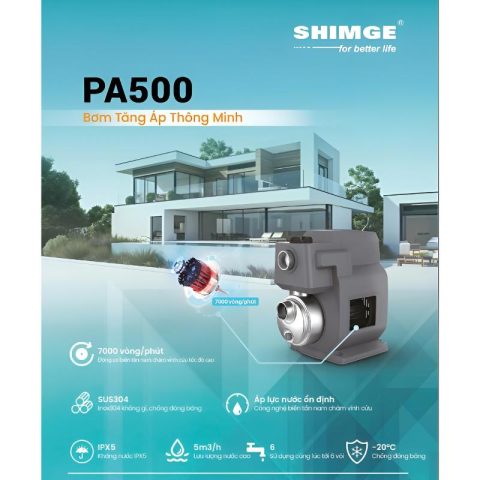 Máy bơm Shimge PA-500 400W