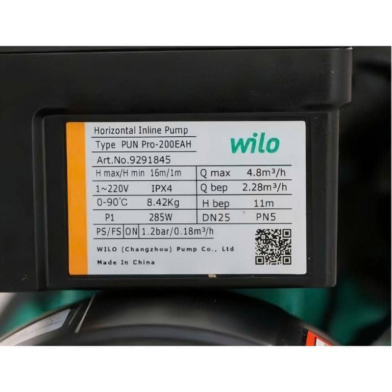Máy bơm tăng áp điện tử Wilo PUN PRO