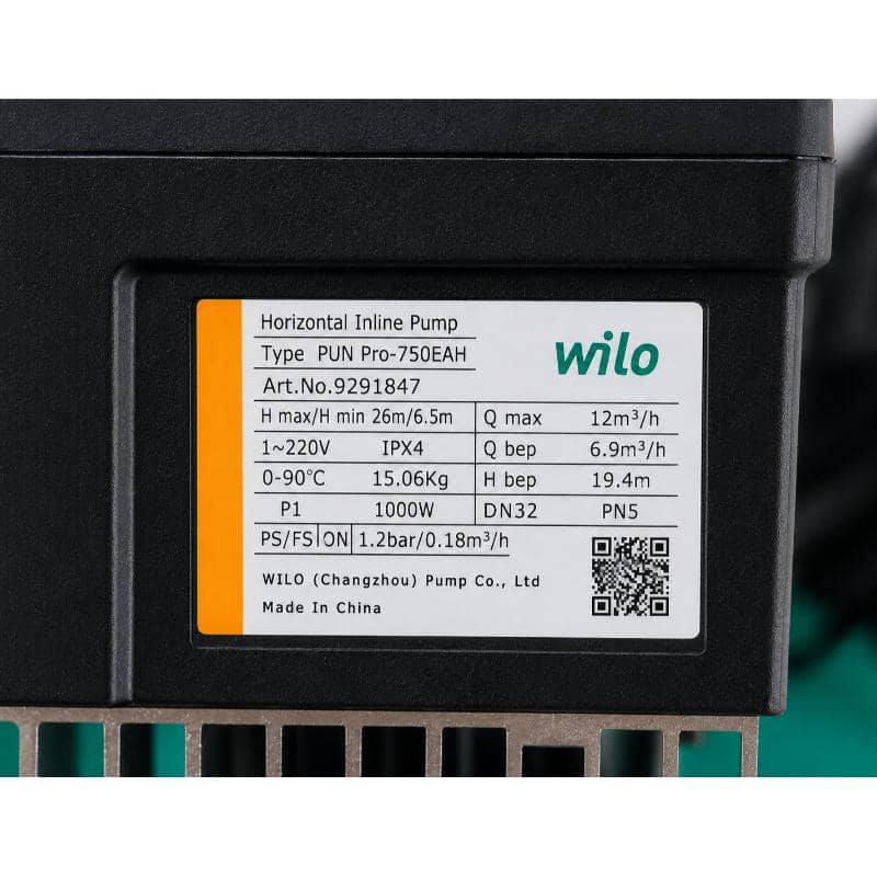 Máy bơm tăng áp điện tử Wilo PUN PRO